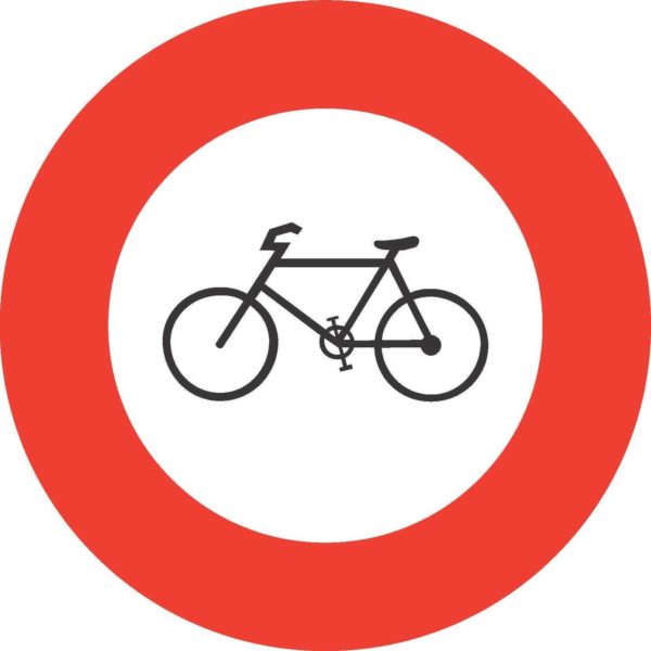 Velo und Mofafahrverbot
