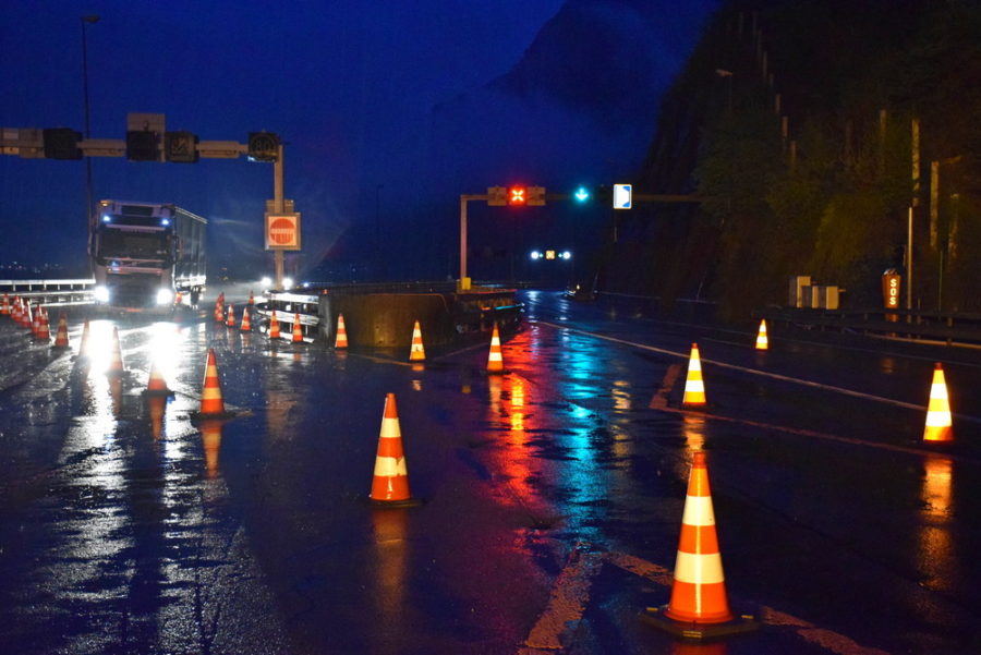 A2 Seelisbergtunnel; Instandhaltungs- und Reinigungsarbeiten in der Nacht